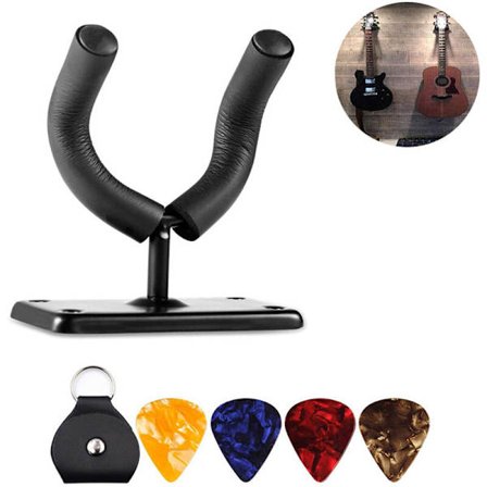 Guitar Stand Guitar Wall Mount Bracket Holder Hanger, String Instrument Wall Hanger Stand Brackets Hooks