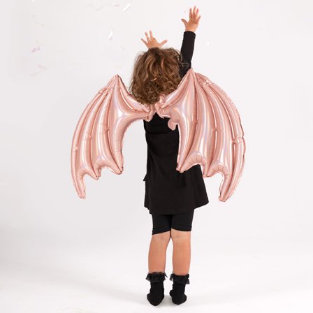 Ilmapallosiivet Lepakko Vaaleanpunainen