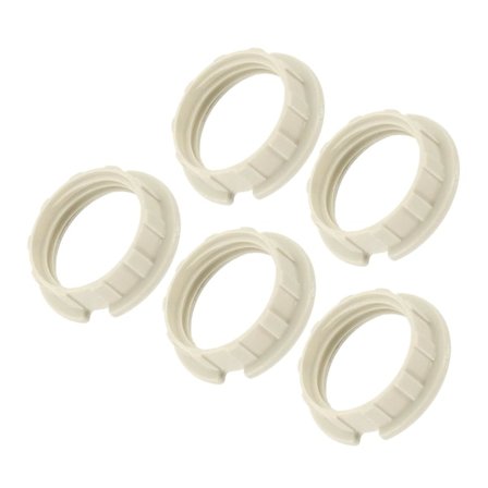 G9 Lampunvarjostinrenkaat Adapteri Pienennysrengas Valopistorasia Lampun Vaihto Valaisimeen Valkoinen 5 kpl pakkaus