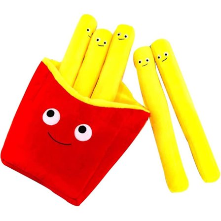 11,8 tuuman söpö ranskalaiset perunat -pehmolelu Kawaii irrotettava pehmo tyyny Yummy World Plushies hauska ruoka tyyny Super pehmeä Plushies lahjat 