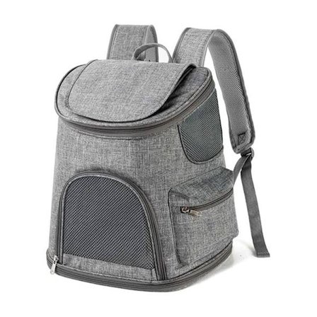Katt- och hundryggsäck, andningsbar hopfällbar katt- och hundtransportväska för små