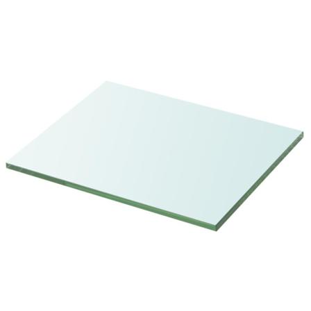 Vidaxl Hyllplan 2 St Glas Genomskinlig 20x20 Cm Transparent
