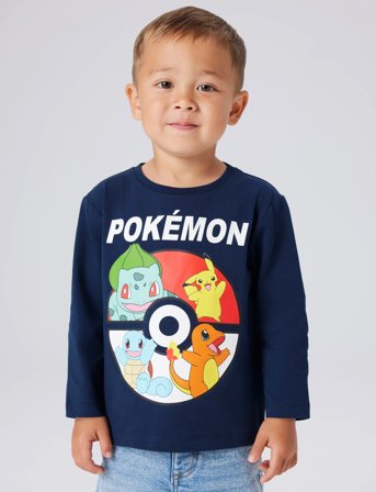 name it Nmmjuice Pokemon Ls Nreg Topbox Noos Sky - Navy - 98