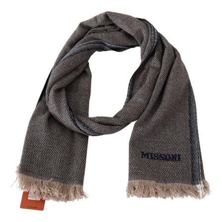 Missoni Scarf , Grijs , Heren , Maat: ONE Size Sjaals