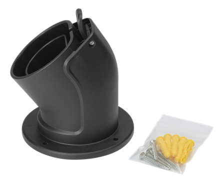 Deltaco Vinklet Veggbrakett For Type 2 Støpsel