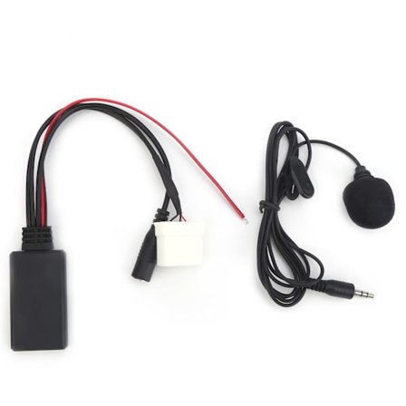 Bluetooth Stereo Audio Håndfri Mikrofon Adapter til Mazda 2 3 5 6 MX5 RX8 2006 og frem