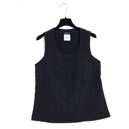Chanel Vintage Pre-owned Top , Blauw , Dames , Maat: S