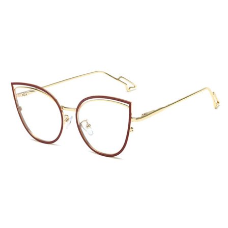 Anti-Blå Lys Briller Runde Briller RØDE