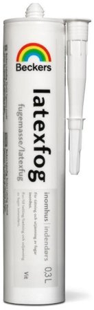Beckers 050837 Latexfog vit, 0,3 l, Kemteknik