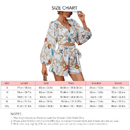 Dam Jumpsuit Urskuren Djup V-ringning Lykta Långärmad Bälte Shorts Slim Fit Jumpsuit Aprikos M