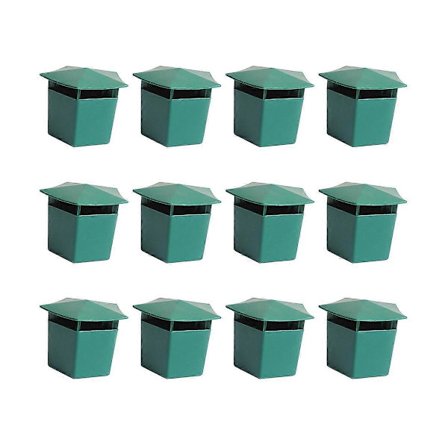 12 stk. Sneglefælder Økologisk til fangst af snegle Sneglefænger Sikker for børn og kæledyr (qb)