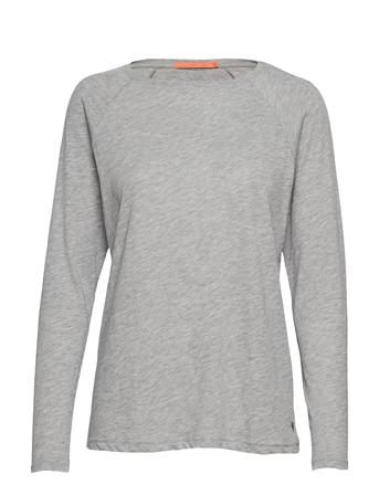 Longsleeved T-Shirt W. Raglan Sleev T-shirts & Tops Long-sleeved Harmaa Coster Copenhagen