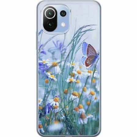 Xiaomi Mi 11 Lite Genomskinligt Skal Blommor