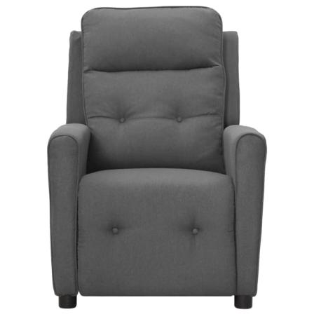 Vidaxl Reclinerfåtölj Ljusgrå Tyg Grå