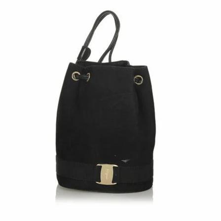 Salvatore Ferragamo Pre-owned Pre-ownedRuskindrygsaekke Sort, Dame Vintage Tasker, Størrelse: ONE Size