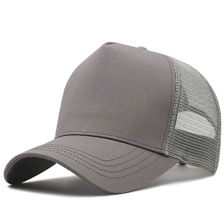 XL Mesh Trucker Hat Stor Hoved Hat Herre High Crown Baseball Cap Åndbar Far Hat Justerbar 60 - 65 cm