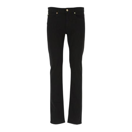 Versace, Slim-fit Jeans Czarny, Mężczyzna, Rozmiar: W33