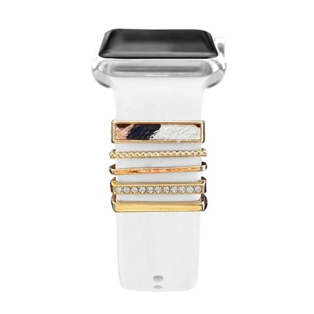 Dekoration för Apple Watch armband 8 7 6 3 se Diamantsmycken Berlocker Tillbehör samsung/Huawei armband correa 20/22mm klockarmband