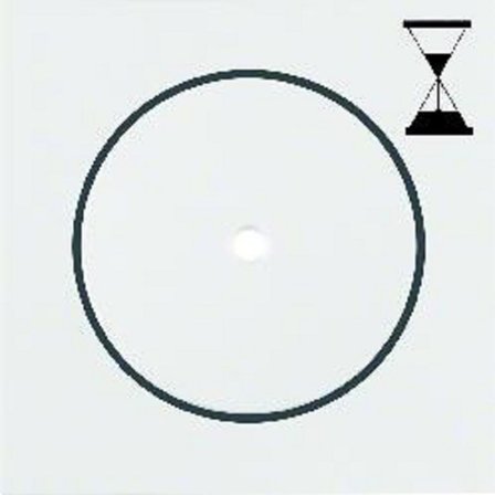 Hager 16741404 Midtbrikke for timerinnsatsen E1801545 Aluminium, lakkert, Strømbrytere & vegguttak