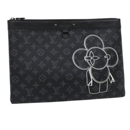 Louis Vuitton Vintage Pre-owned Clutch Sort, unisex Vintage Tasker, Størrelse: ONE Size