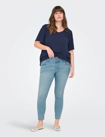 ONLY Carmakoma Caranna Hw Skinny Ank Dnm Ana Noos - Blue - 54 x 32