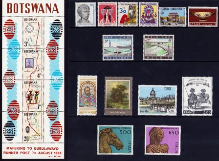 Kunst/Kultur - Frimærkepakke - Postfrisk