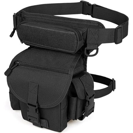 Taktisk Drop Leg Pouch Taske Lår Taske Pakke Militær Talje Taske Pakke til Motorcykel Racing Cykling Vandreture Camping