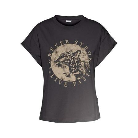 Noisy May, T-Shirts Zwart, Dames, Maat:L,Katoen