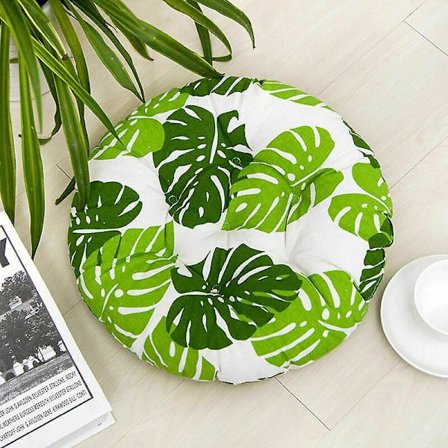 Sæt med 2 polstrede runde stolhynder