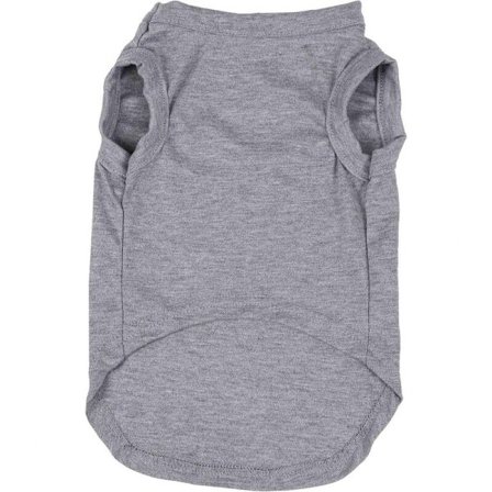 Sommer T-shirt til hvalpe i bomuld, vest, farver: Grå, størrelser: L