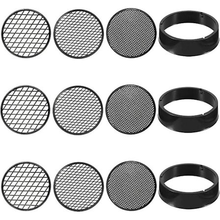 3-pack Siktpanna Utomhus Guldpanna Jord Sikt Trädgårdssil Nät Trädgård Mini Siktpanna Jord S