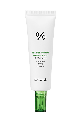 Dr. Ceuracle Tea Tree Purifine Green Up Sun Solskydd & solvård Dam 50ML