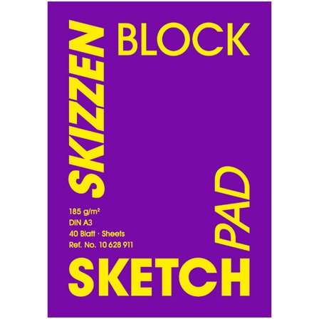 Hahnemühle Sketch Pad A3 185g