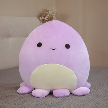 23,5 tommer - Squishmallow Blæksprutte Violet - Ultrablød Fyldt Legetøj