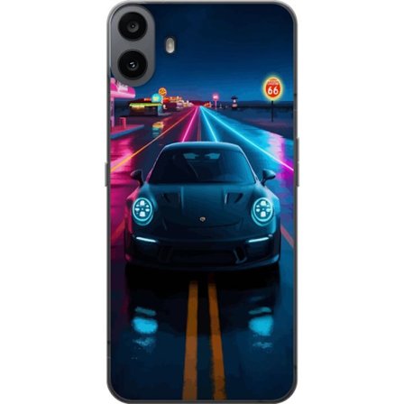Kompatibelt Mobilskal till Nothing Nothing CMF Phone 1 Sportbil Neon Bil Racing Drift