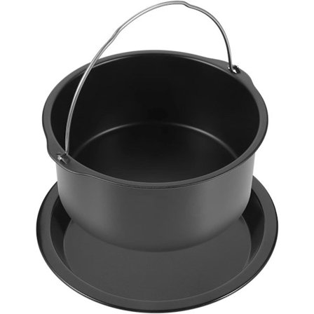 Non-stick Airfryer Bagepladesæt - Kompatibelt med flere mærker - Genanvendelig varmebestandig kurv til kyllingeburger, fisk, kage