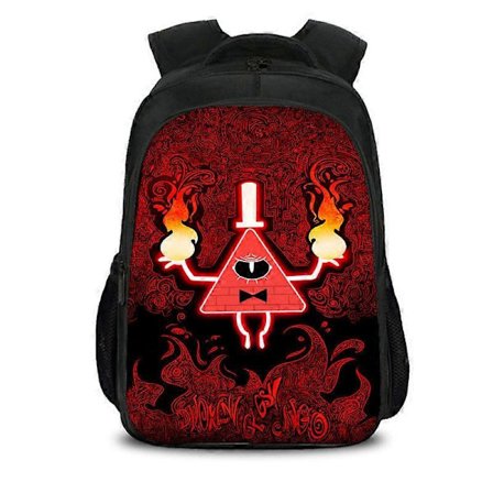 Gravity Falls Dipper Mabel Casual Skolväska Anime Anteckningsbok Laptop Ryggsäck Skolväska Messenger Bag