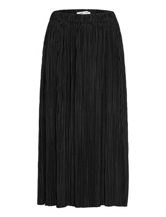 Uma Skirt 10167 Knälång Kjol Svart Samsøe Samsøe