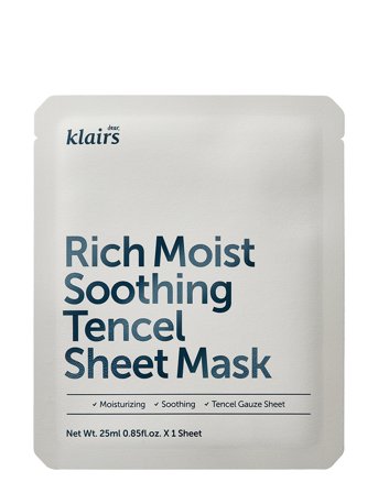 Klairs Rich Moist Soothing Tencel Sheet Mask - Nude - 25 ml