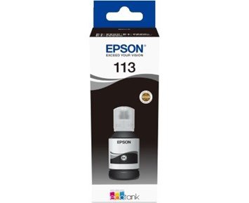 Epson 113 EcoTank Pigment Black ink bottle - Svart påfyllnadsbläck Epson 113