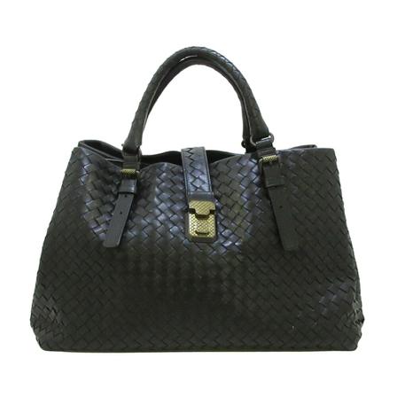 Bottega Veneta Vintage, Pre-owned Handbag Zwart, Dames, Maat:ONE Size