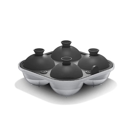 Sfärisk is Lätt att fylla Rund silikonisbricka, perfekt sfärisk ismaskin lämplig för