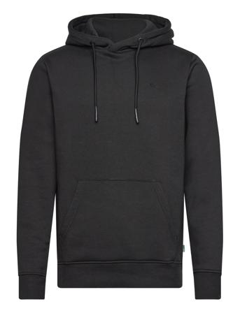 Lars Organic / Recycled Hoodie Blt Hettegenser Genser Svart Kronstadt*Betinget Tilbud