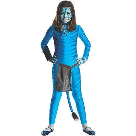 3-14 år barn tenåringer gutter jenter Neytiri Te Ckaha Mo'atite Avatar Cosplay Kostyme Jumpsuit Halloween Julegaver