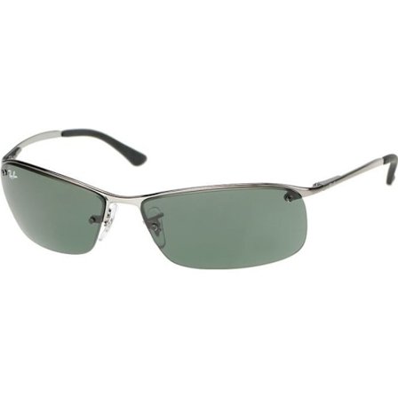 RAY BAN Unisex fyrkantiga solglasögon - Kategori 3 - Metallbåge - Polykarbonatglas