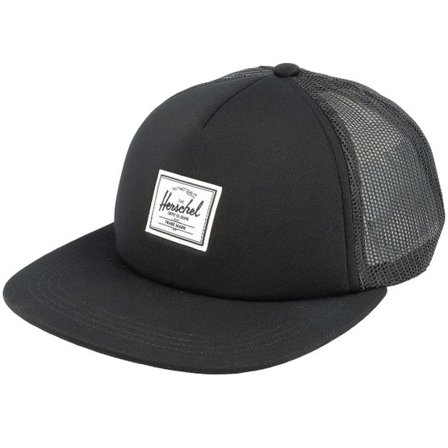 Herschel - Svart trucker Keps - Whaler Mesh Black Classic Logo Trucker @ Hatstore