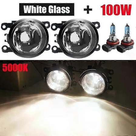 Kompatibel 2 X Halogen Tågelygter Til Mitsubishi L200 Pajero Galant Colt Outlander Eclipse RVR Endeavor Triton Bil Front Kofanger Tågelygte 12V