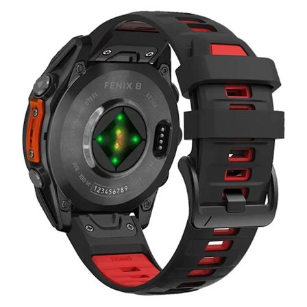 26mm 22mm 20mm Officiellt silikonarmband för Garmin Fenix 8 51mm 43mm 47mm Quick Fit Armband Klockarmband Garmin Enduro3/ Fenix E
