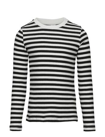 Lpelly Rib Ls Blouse Patterned Little Pieces