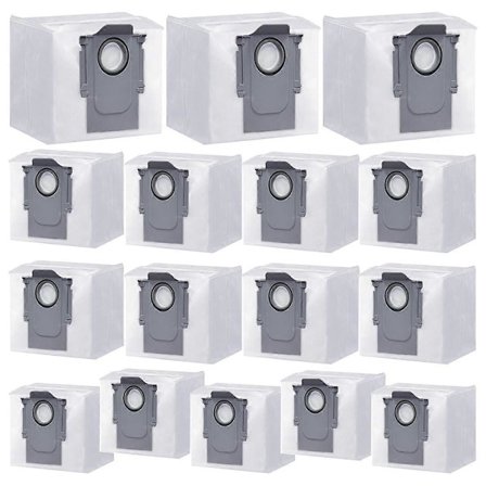 16 stk. engangs støvposer til Q5 Q5+ + Max Max+ S7 MaxV Ultra S8+ S8 Pro Ultra robotstøvsuger